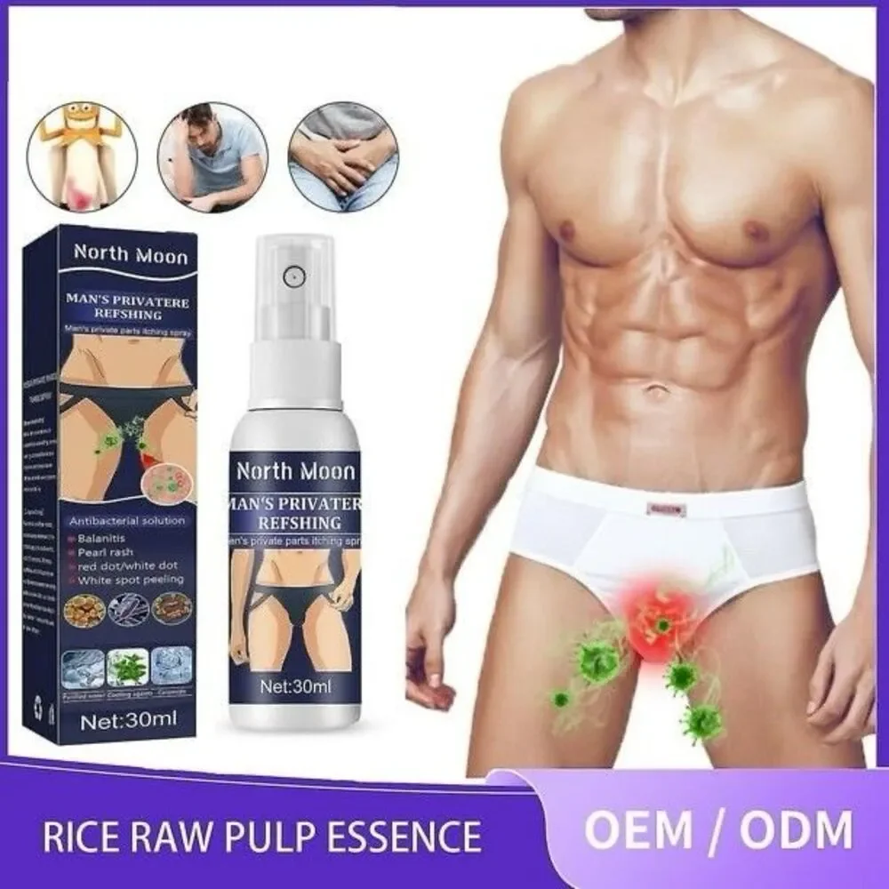 Rash Removal Spray for Men's Private Parts Nourishing Itch Relief Bundle of 2
